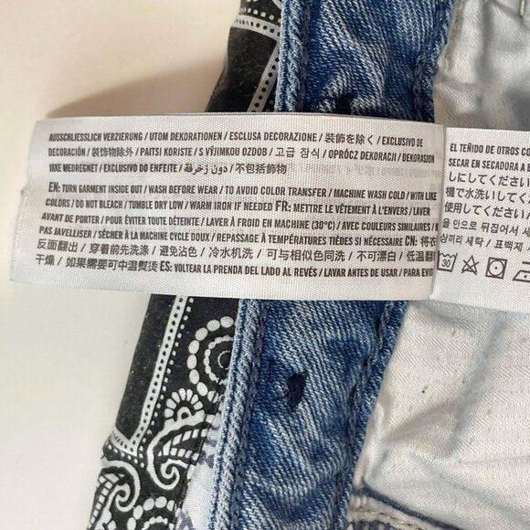 Hollister Womens Vintage Stretch Ultra High‎ Rise Mom Jeans Blue 32 Pockets - Picture 9 of 13